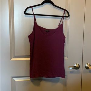 Purple sleeveless top